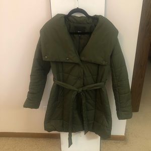 Mossimo Puffer Coat With Belt